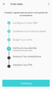 passaggi apertura conto corrente online N26
